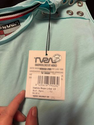 Vestido LasalTurquesa