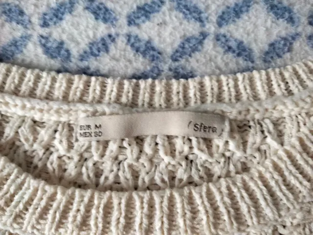 Jersey mujer tejido blanco