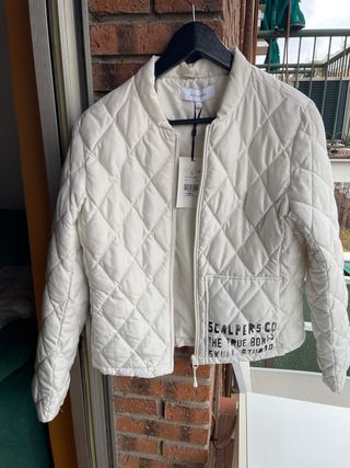 Plumífero Scalpers mujer blanco talla L
