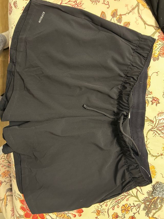 Pantalón corto deportivo Kiprun Talla L Negro