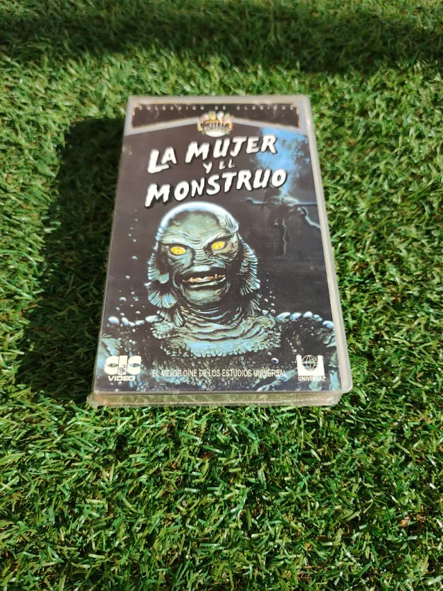VHS La Mujer y el Monstruo (Terror).( Precintado).