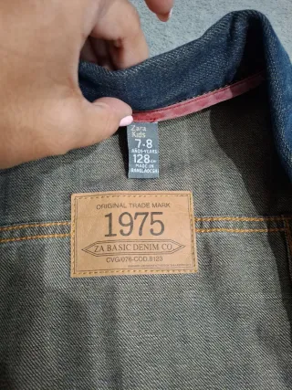 Cazadora vaquera azul