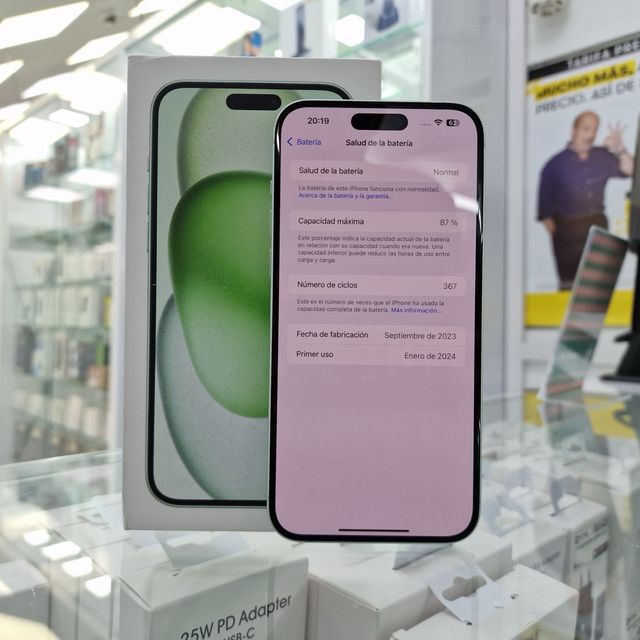 Apple Iphone 15 Plus 128GB Verde Usado