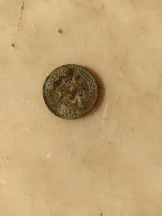 Moneta francese 1923 Commerce Industrie