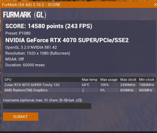 PC rtx 4070 super trinity amd 7800x3d gaming pc