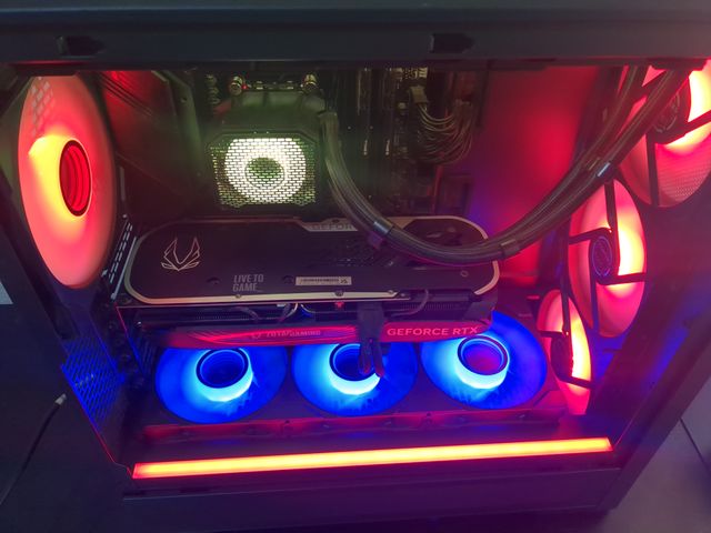 PC rtx 4070 super trinity amd 7800x3d gaming pc