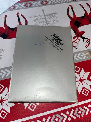 Portafoto Silverplated Bombato 9x13 cm con Scatola