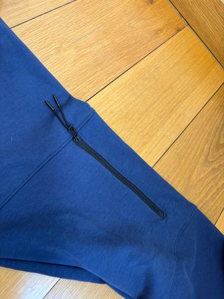 Sudadera Nike Tech Fleece Azul y Negra