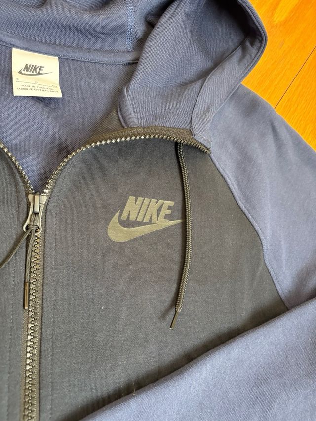 Sudadera Nike Tech Fleece Azul y Negra