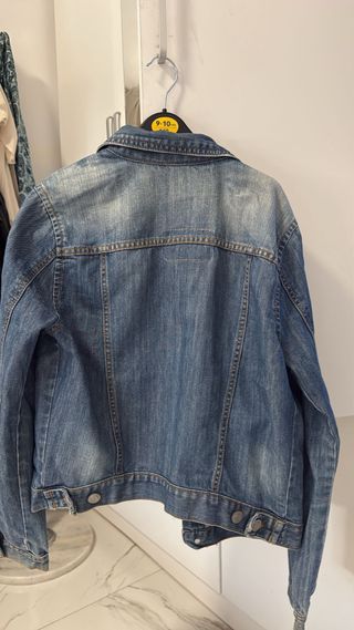 Chaqueta tejana vaquera azul