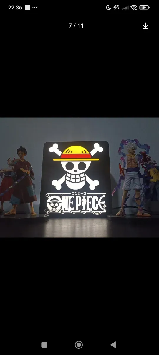 Lámpara LED One Piece Caja de Luz