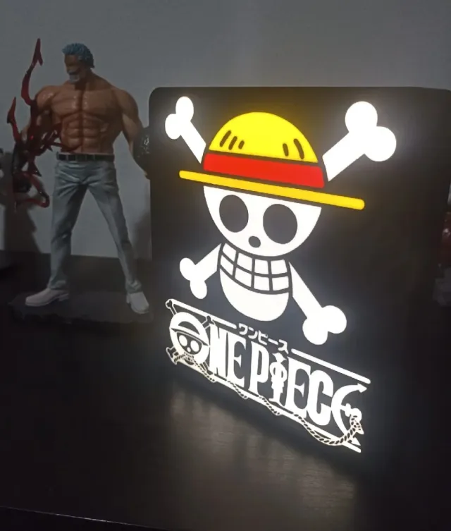 Lámpara LED One Piece Caja de Luz
