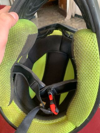 Casco Scott Moto/Bici Neón y Negro