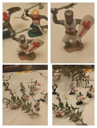 Lotto soldatini epoca medievale Timpo.