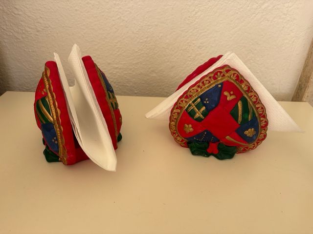 Set decorativa per la Tavola di Natale 7 Pezzi