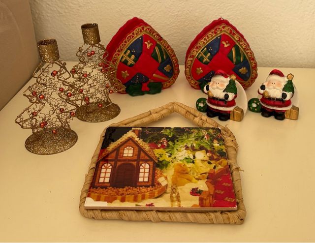 Set decorativa per la Tavola di Natale 7 Pezzi