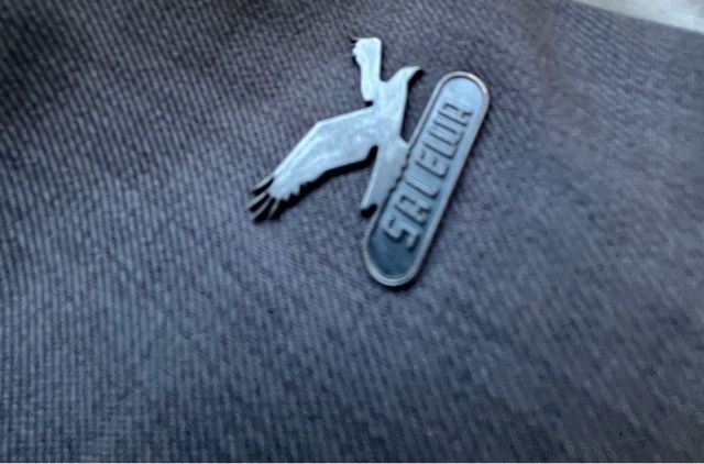 Parka Salewa gris mujer