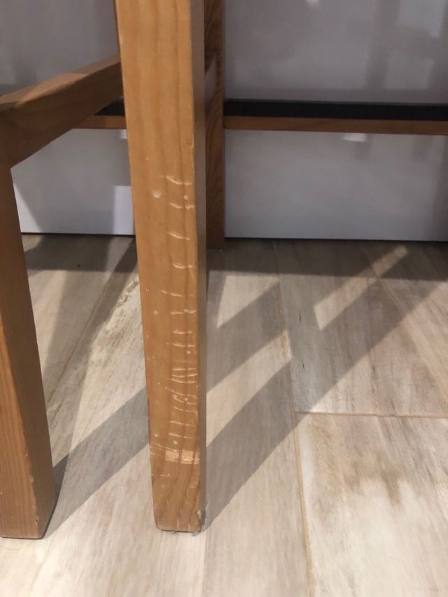 Taburetes de madera (3 unidades)