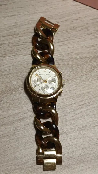 Reloj Michael Kors Dorado y Tortoise