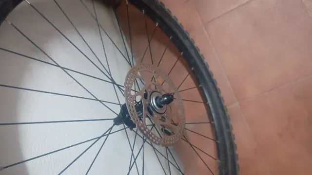 Ruedas de bici con disco
