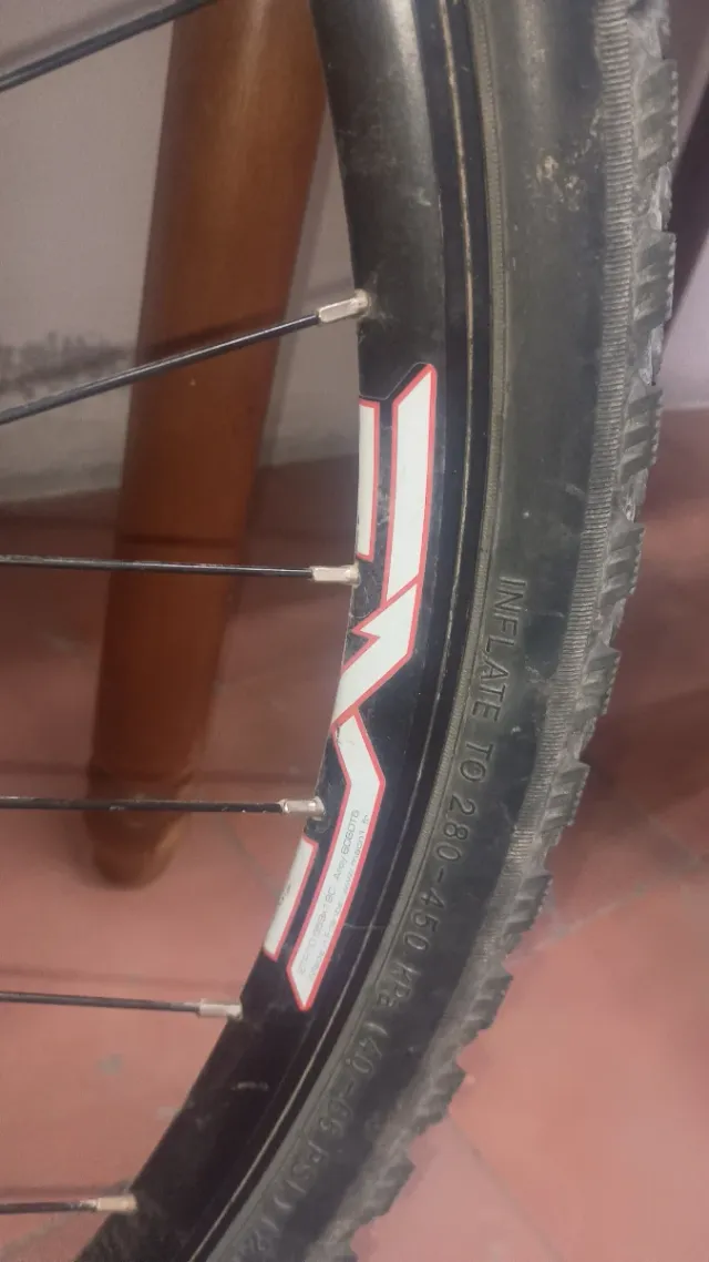 Ruedas de bici con disco