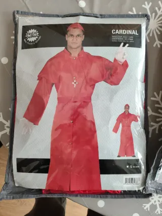Disfraz Cardinal Talla L