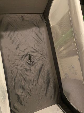 cuna de viaje para niños con colchón y cambiador