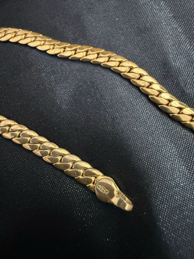 Collana placcata oro 750