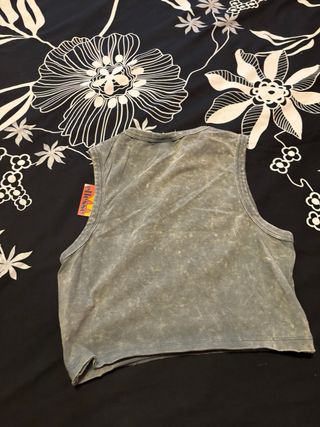 Camiseta cropped Ellesse verde