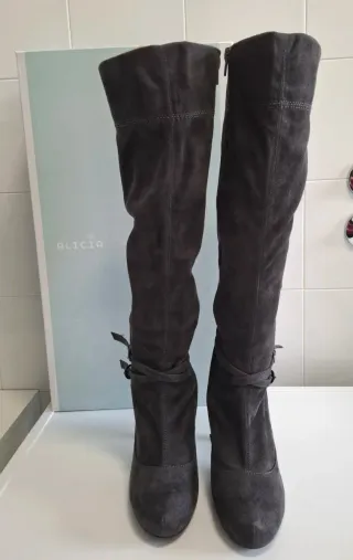 Stivali ALICIA tacco 12 plateau 3