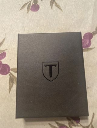 Cartera de caballero de piel negra