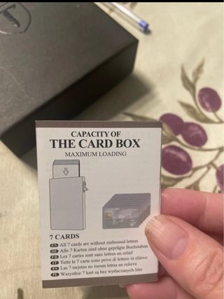 Cartera de caballero de piel negra