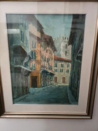 2 Quadri Lago di Garda Autore Garbelli