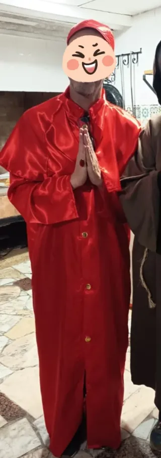 Disfraz Cardinal Fiestas Guirca Talla XL