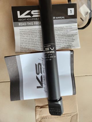 Tija telescópica KS Lev 100x27.2mm