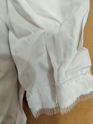 Blusa blanca mujer talla M