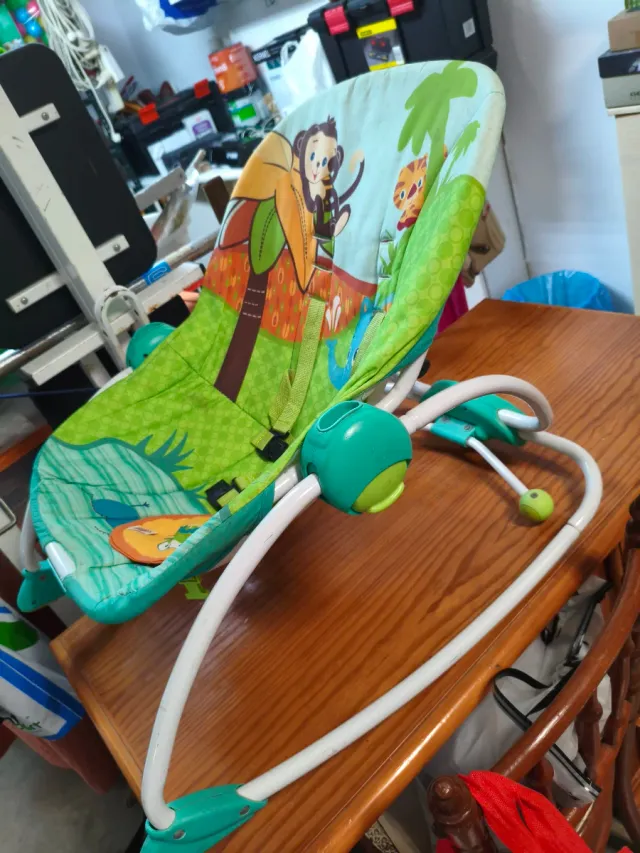 Hamaca para bebé con diseño de animales