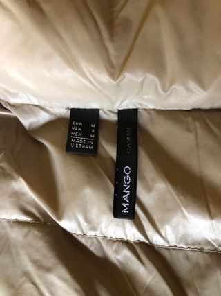 Giubbotto Piumino Mango Donna beige