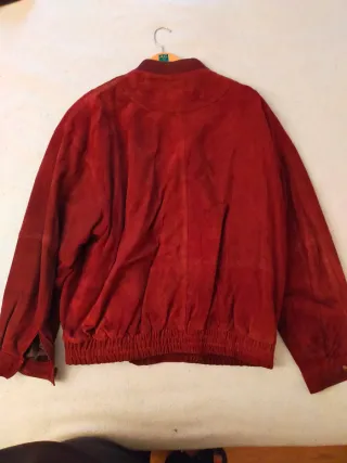 Chaqueta de ante hombre talla grande