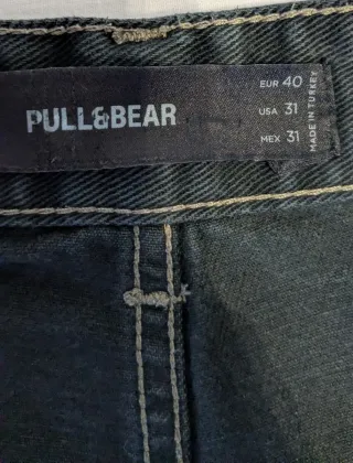 2 paia pantaloni cargo neri e bianchi