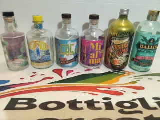 Bottiglie Gin Vuote - 5 a Scelta