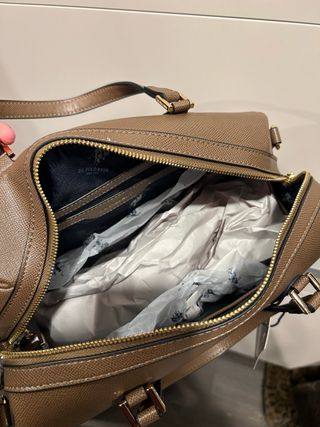 Bolso Marrón Ralph Lauren Dorado