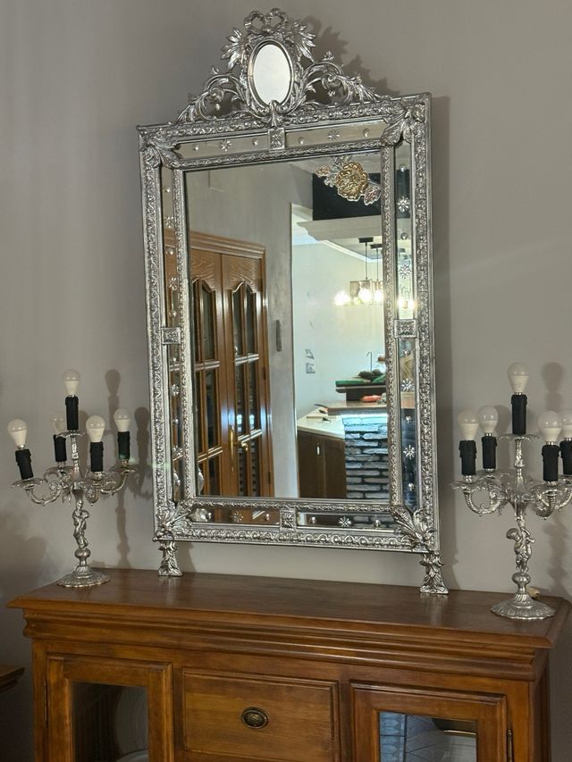 Espejo antiguo veneciano estilo barroco