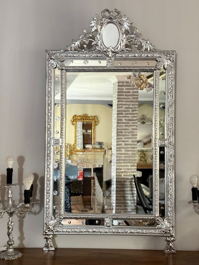 Espejo antiguo veneciano estilo barroco