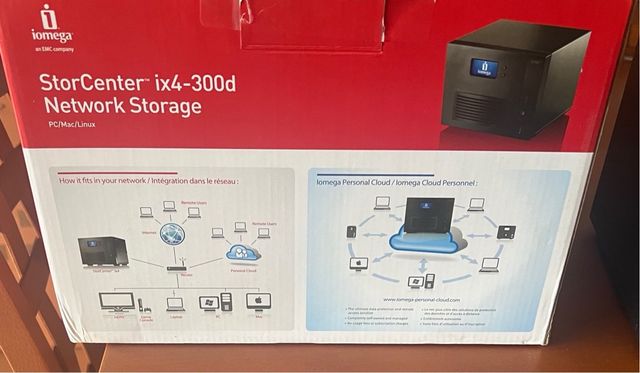 NAS Iomega StorCenter ix4-300d + 12TB(4x HDD 3TB)