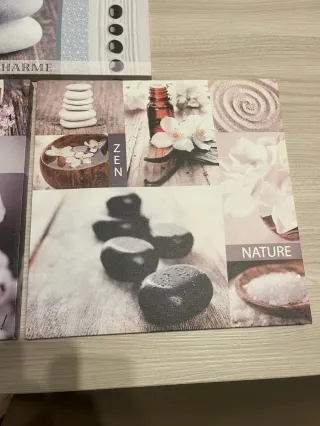 Set 3 Quadri Zen Serenité Charme Nature