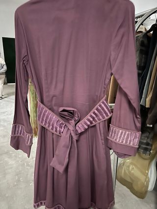 Vestido Niza color berenjena