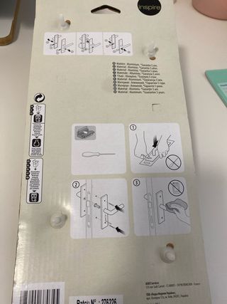 Manivelas Puerta Inspire Eve (2uds)