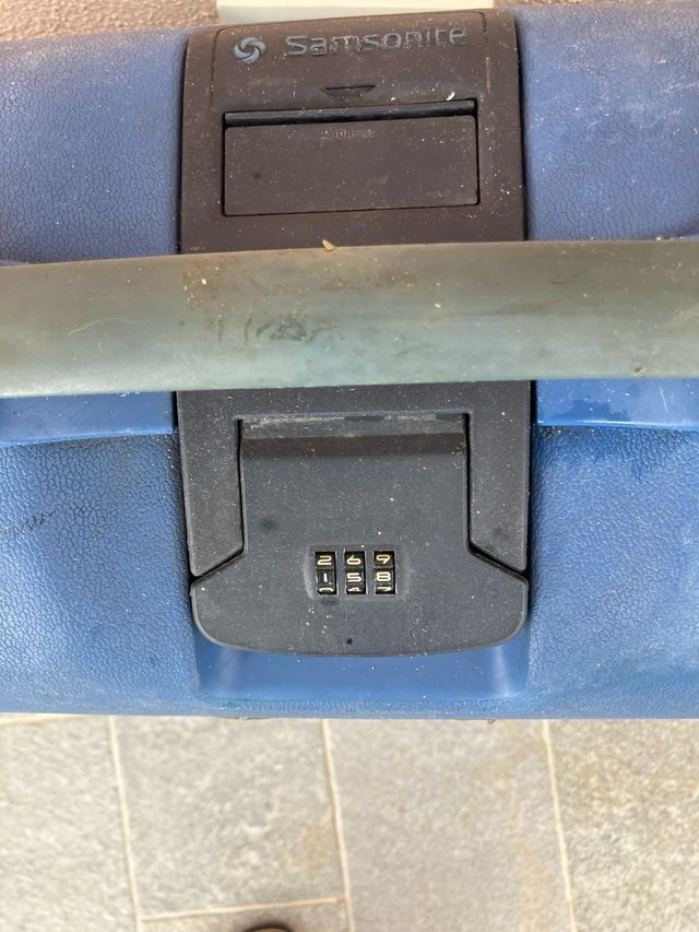 Valigia Samsonite Blu