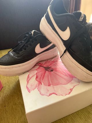 Nike Court Vision Alta Negro/Blanco